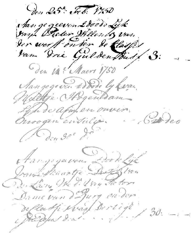 17500225 DTB-gaarder-O'schie begraf Pieter Willemsz vd Werff